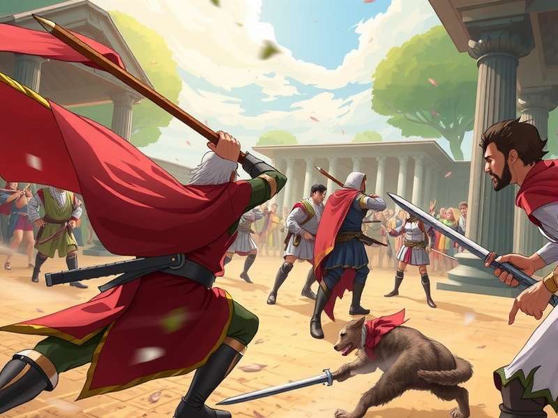 Mace Dominion Fight Battle Scene